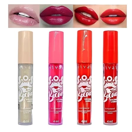 Gloss Volume Labial SOS Bocão Colors Com D-Pantenol Vivai--3100.1.1