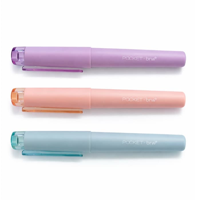 MARCA TEXTO POCKETS PASTEL BRW ESCOLAR UNIVERSITÁRIO PAPELARIA FOFA CANDY