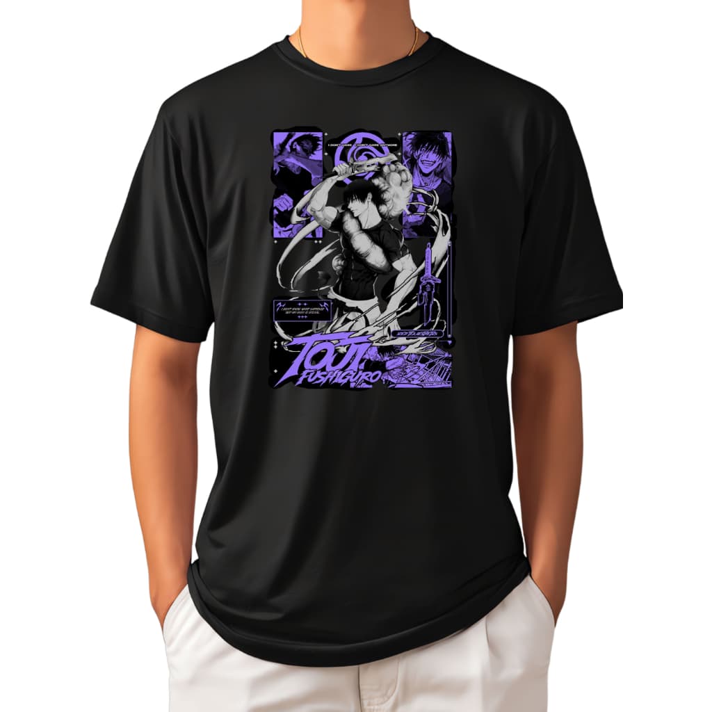 Camiseta Camisa Toji Jujutsu 100% Algodão
