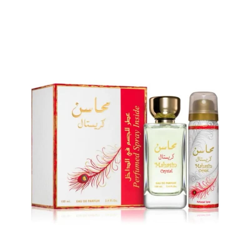 Kit Perfumes Mahasid Crystal Lattafa EDP 2 peças