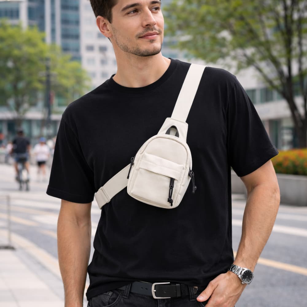 Bag Bolsa Tiracolo Pochete De Ombro Shoulder Com Alça Transversal Ajustável Unissex