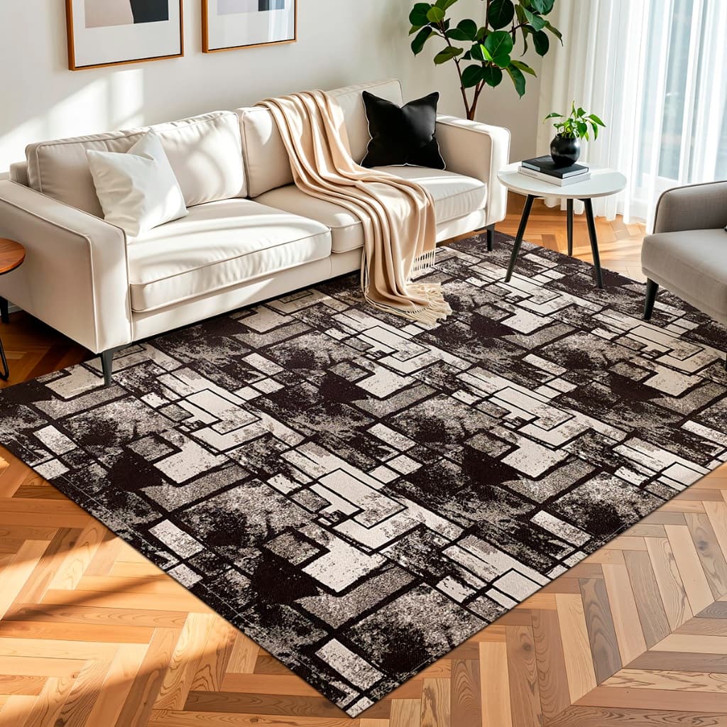 Tapete para Quarto Sala 1,35x2,50 Itália Luxo Decorativo Antiderrapante