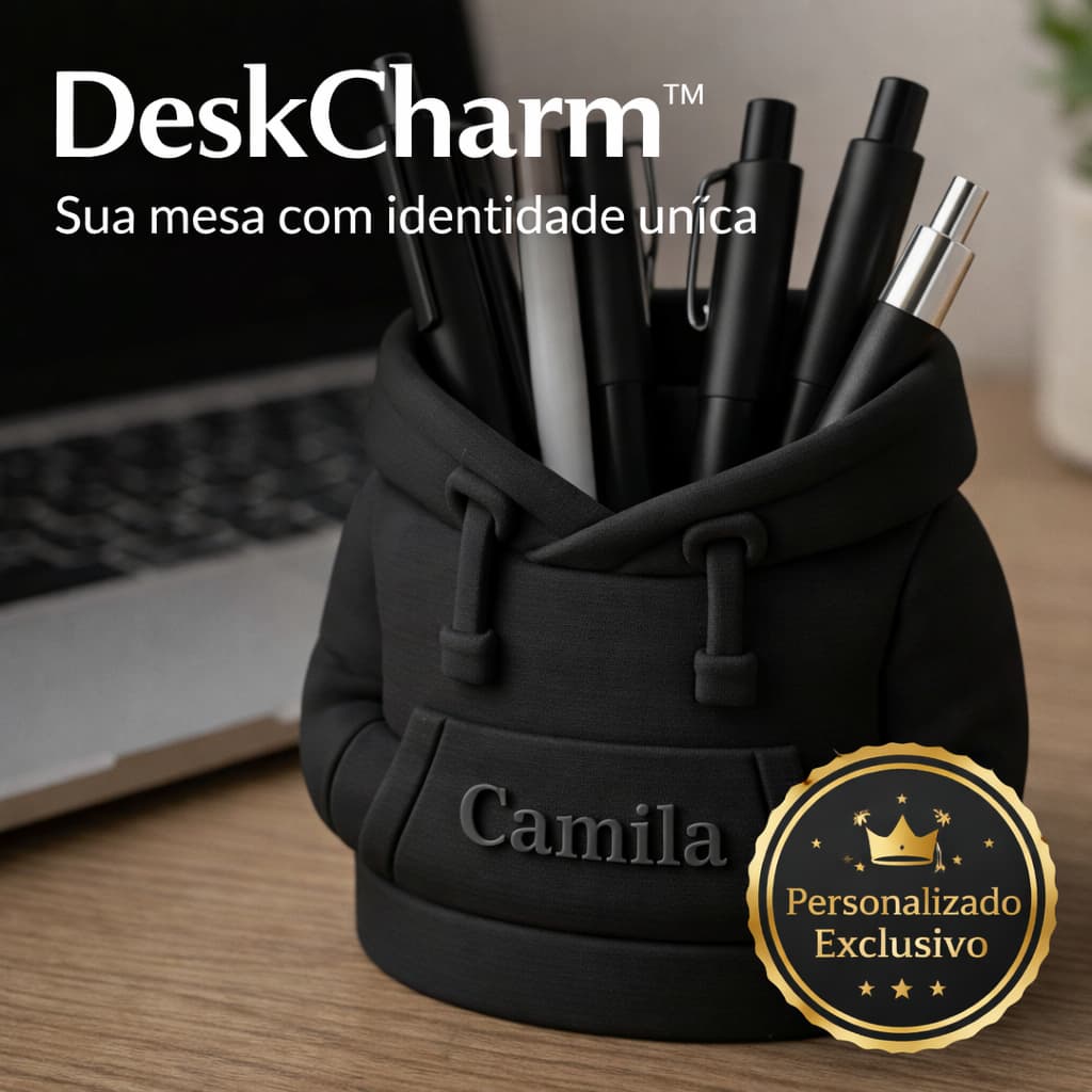 ENVIO RÁPIDO Organizador de mesa de Escritório Personalizado - Porta CanetasLápis Decorativo de mesa