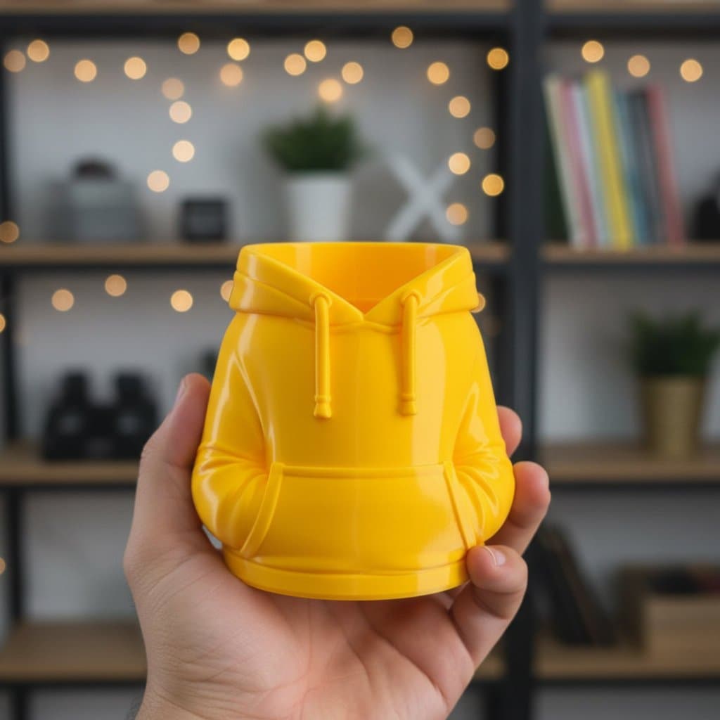 Porta Caneta Porta Lápis Moletom Organizador de Mesa Home Office Escritório Porta Escova de Dente Porta Objeto Decoração