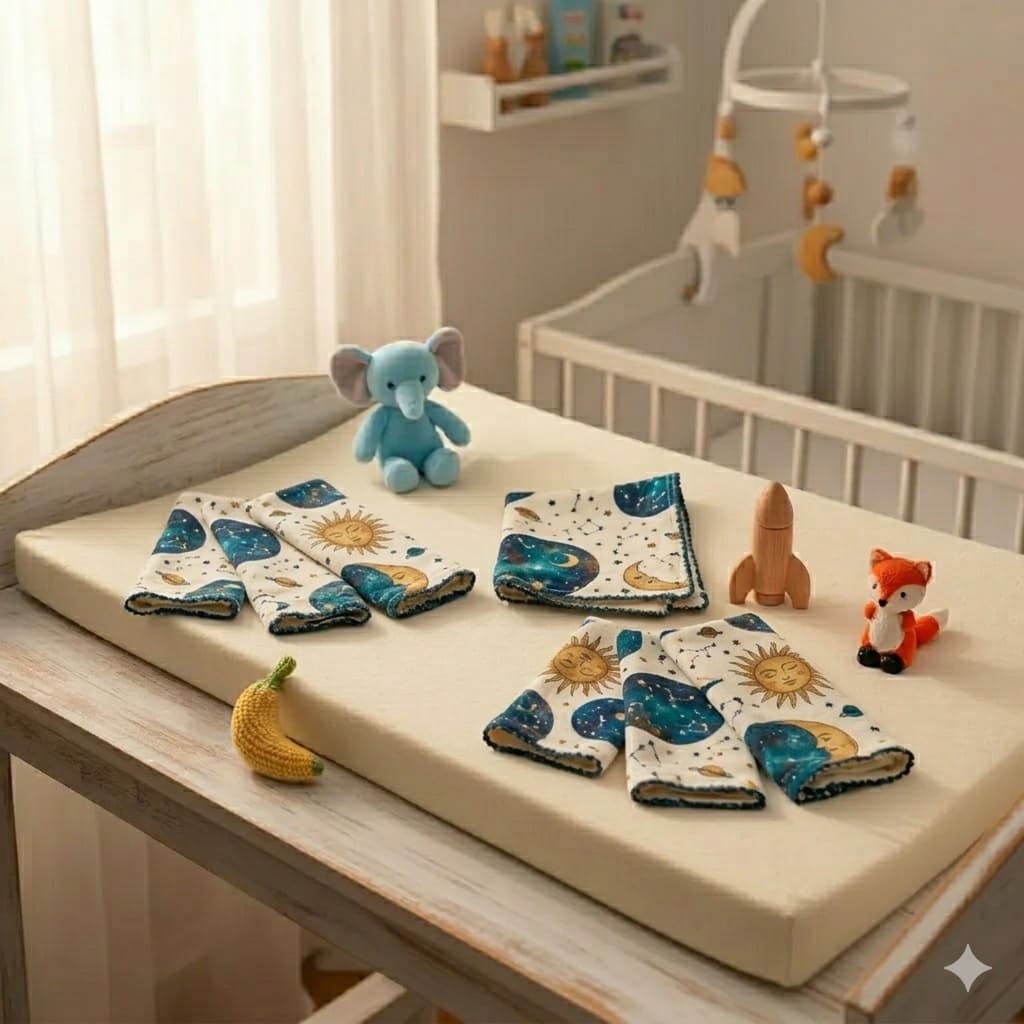 Fralda de Boca Estampada Paninho Enxoval De Bebe Fraldinha de Boca
