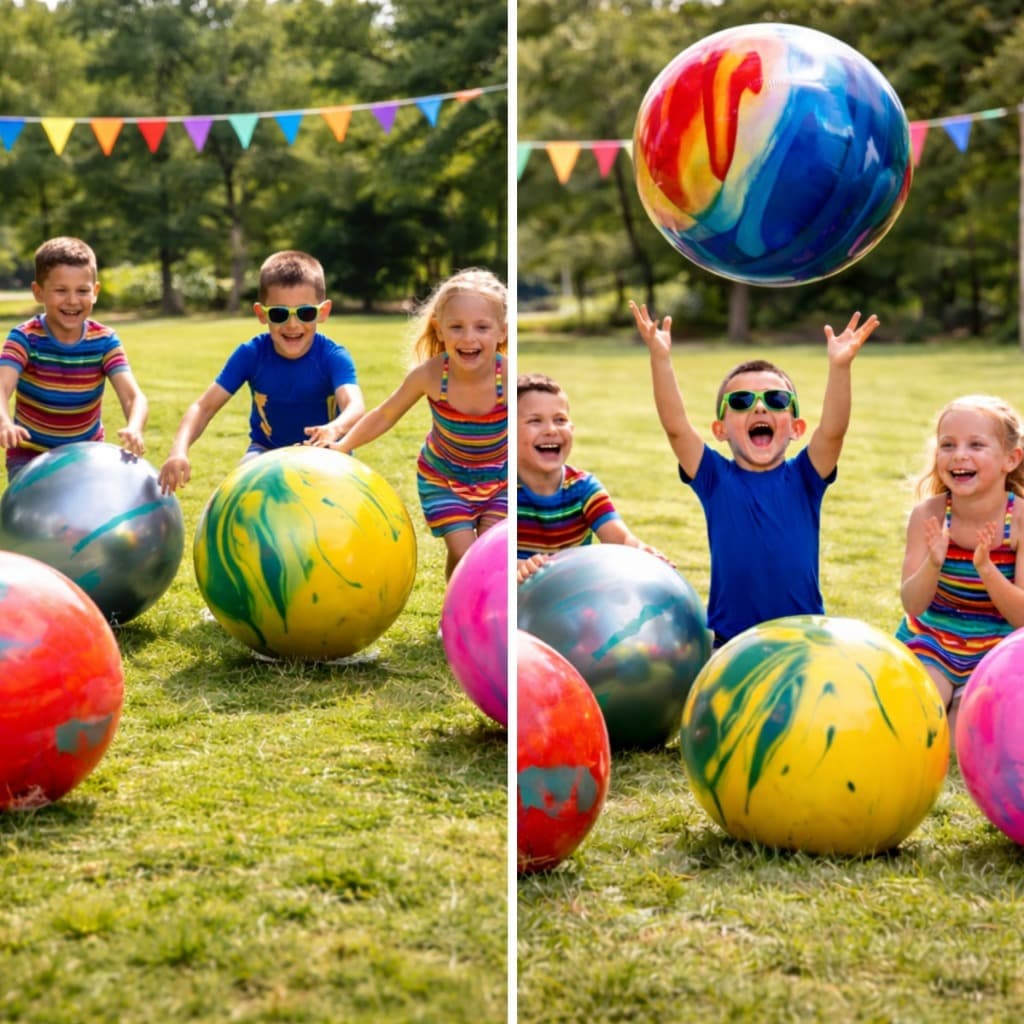 5 Bolas De Praia Parque Gigante 45Cm Bola do kiko Grande De Vinil para Festas lembrancinhas doação