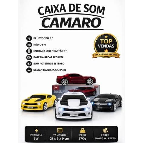 Caixa de Som Carrinho WS-600 Bluetooth Infantil USB FM Top Som XTRAD