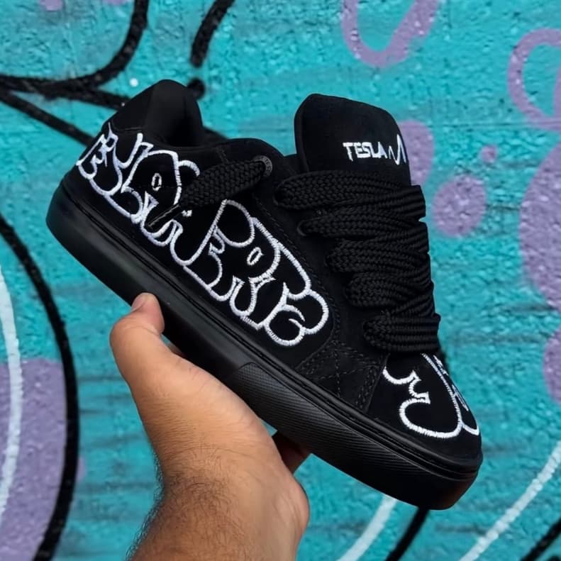 Tênis Hertz ART Skate Masculino Feminino Street Robusto Confortável Solado Resistente Premium
