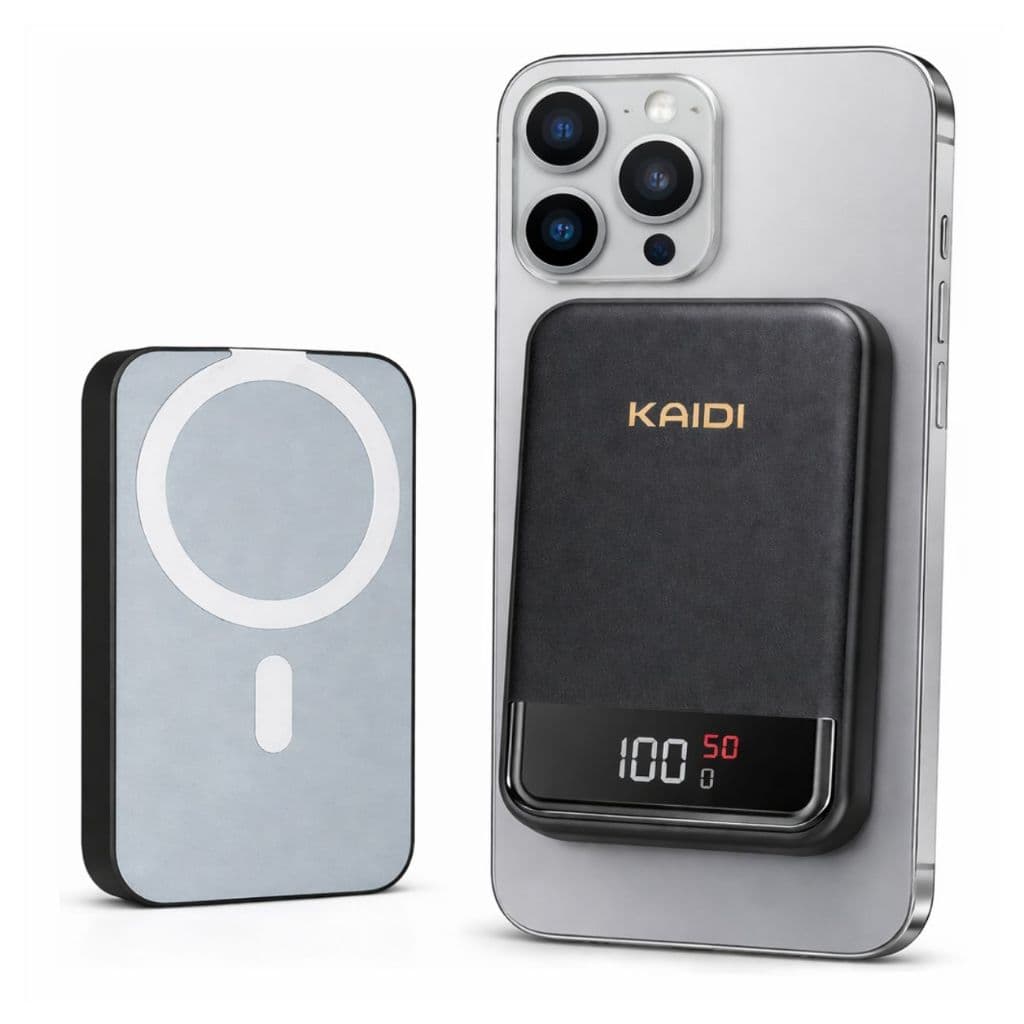 Power Bank 10.000 mah Carregador Portátil Magnético Por Indução Bateria Externa Compátivel com Magsafe Kaidi KD-998