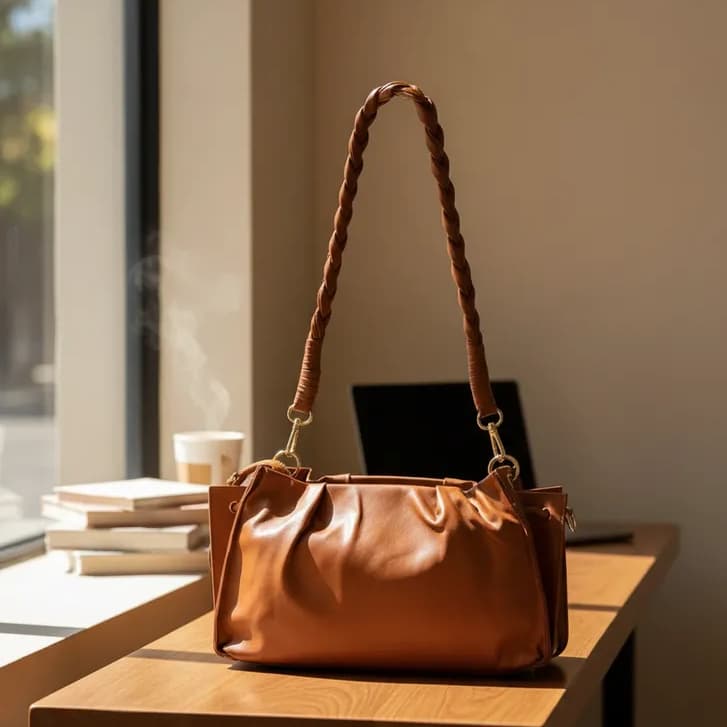 Bolsa feminina Lovely estilosa social casual em couro sintético F9417