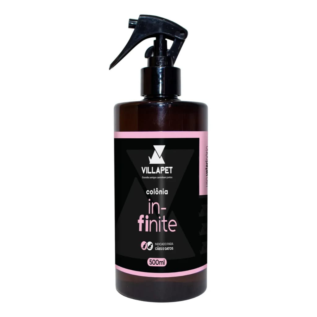 Colônia Pet Villapet Infinite 500ml Cães E Gatos Perfume