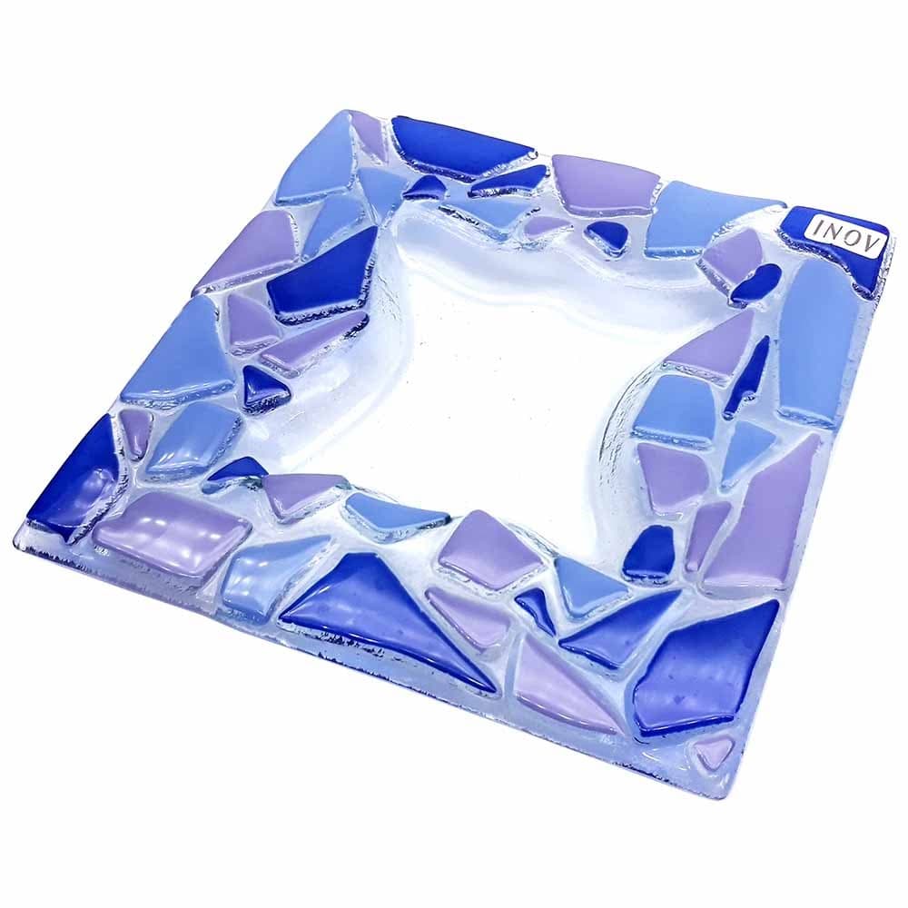 Centro de Mesa 20x20cm Mosaico de Vidro Decorglass