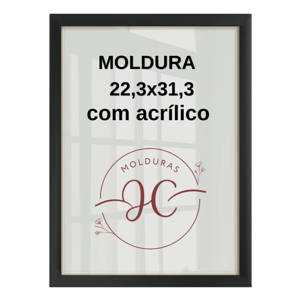Moldura 22,3x31,3 Quebra Cabeça Puzzle 500 Peças Com Acrilico 31,3x22,3
