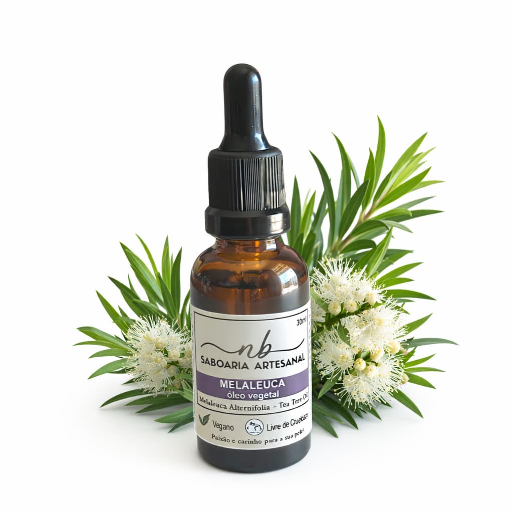 Óleo Vegetal de Melaleuca 100% Puro Fortalecimento Capilar