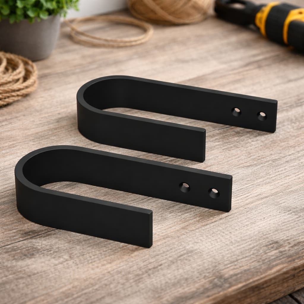 Prendedores de Cortina Suporte de Cortina Minimalista Moderno 1 ou 2 Pares Com Adesivo e Parafuso