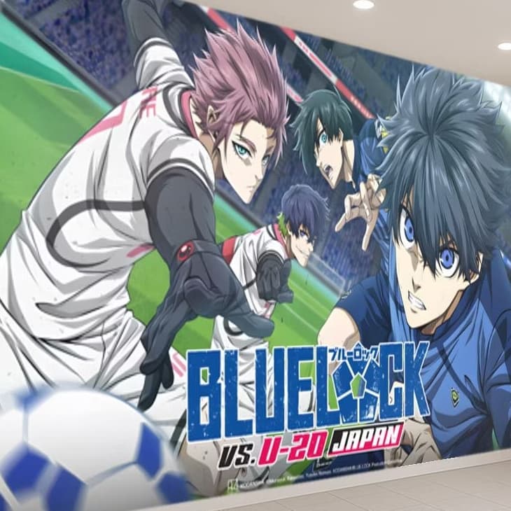 Papel de Parede Anime Blue Lock 101 para quarto sala  M² parede total 90