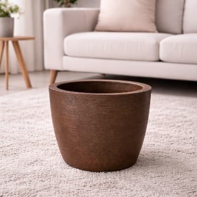 Vaso de Planta Bojo Redondo Decorativo Polietileno 35x30cm  REF 73