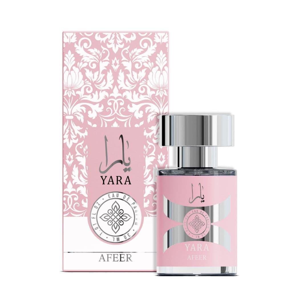 Yara Afeer - 30ml Perfume Árabe Feminino - Perfume de Luxo com Embalagem Elegante - Miniatura Doce Cremoso Alta Fixação
