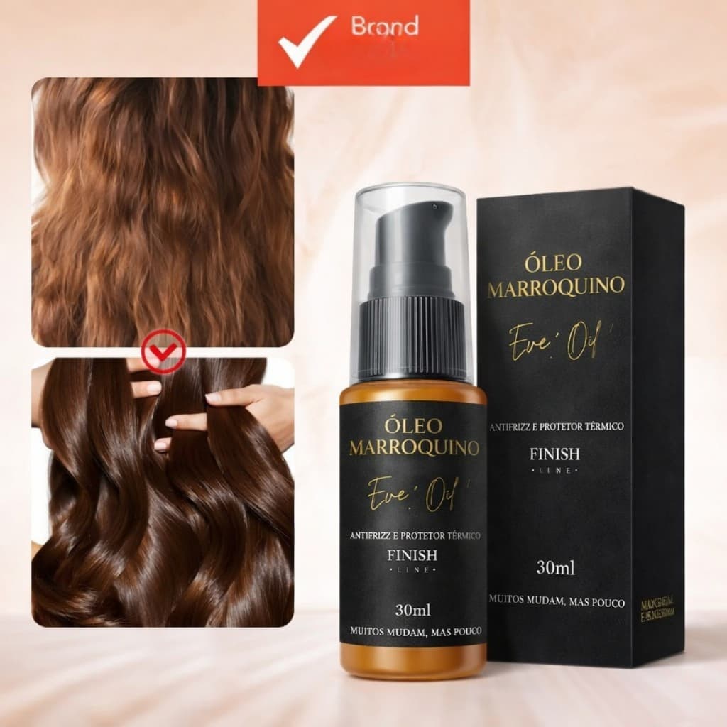 Óleo de Argan do Marrocos LAIKOU para tratar pontas duplas e nutrir cabelos danificados