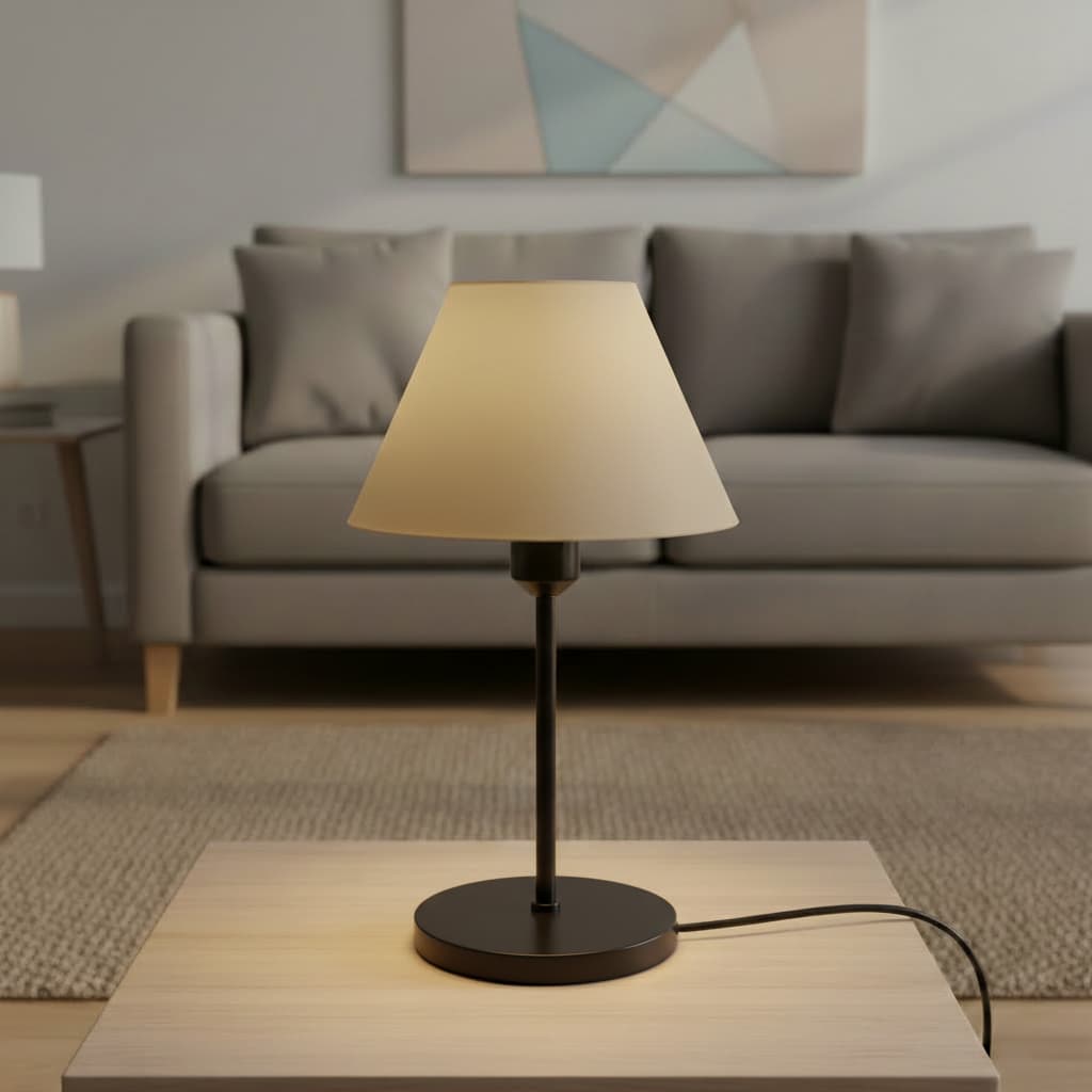 Abajur Luminária Infantil Com Cúpula Injetada Para Sala Quarto Luxo