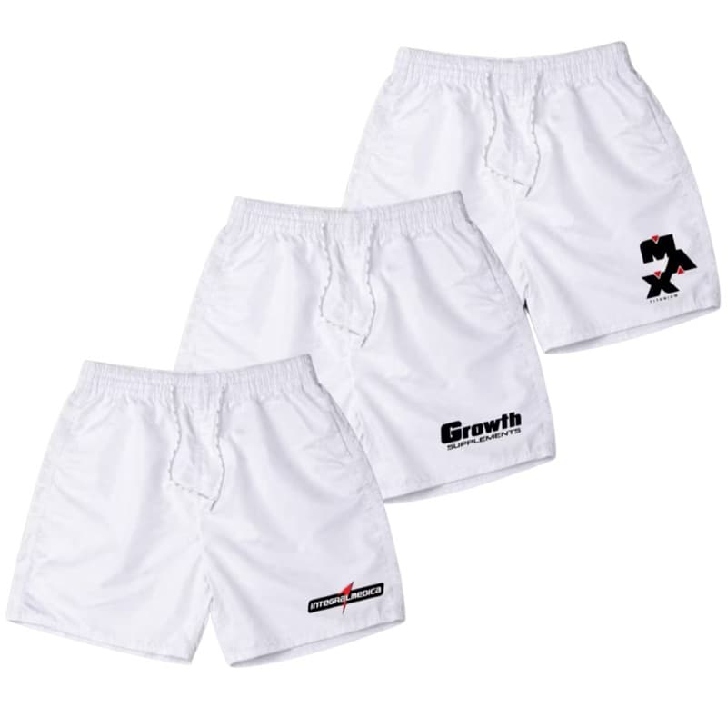 Kit 3 Shorts Tactel Bermuda Masculina Mauricinho Kit MIX Tactel, Ideal Para Treinos, Academia, Corrida Short Masculino