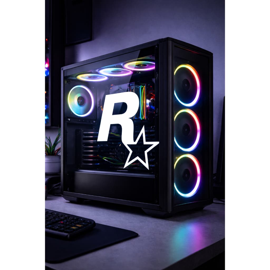 Adesivo Rock Star Game R Estrela Tuning