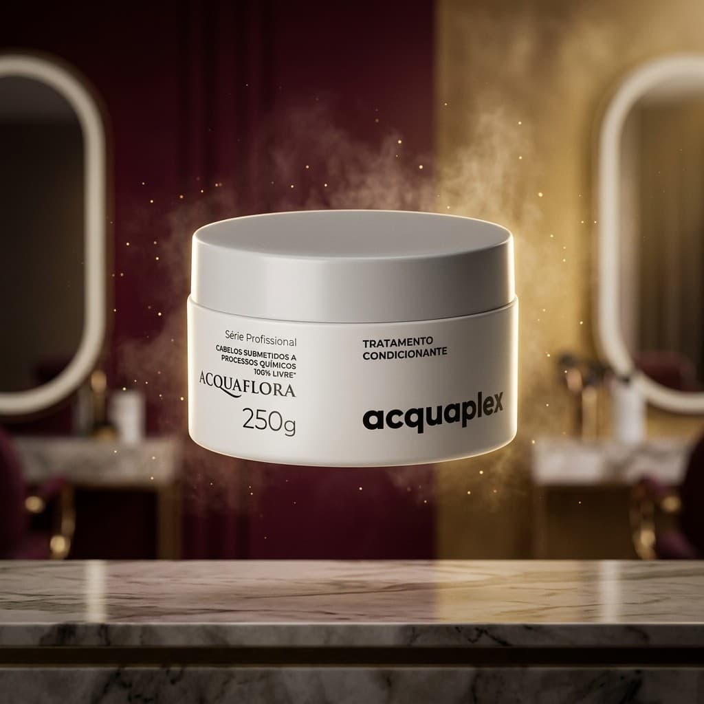 Mascara Capilar Acquaflora Acquaplex Tratamento Condicionante Hidratacao Profissional 250g