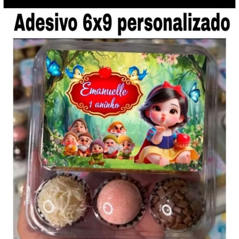 70 Adesivos personalizado 6x9