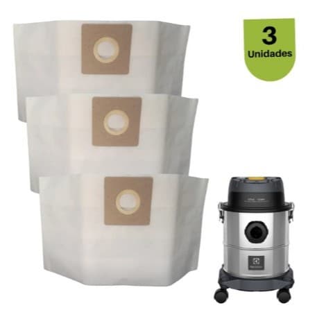 Saco De Aspirador Electrolux Gt12l Inox 3unid