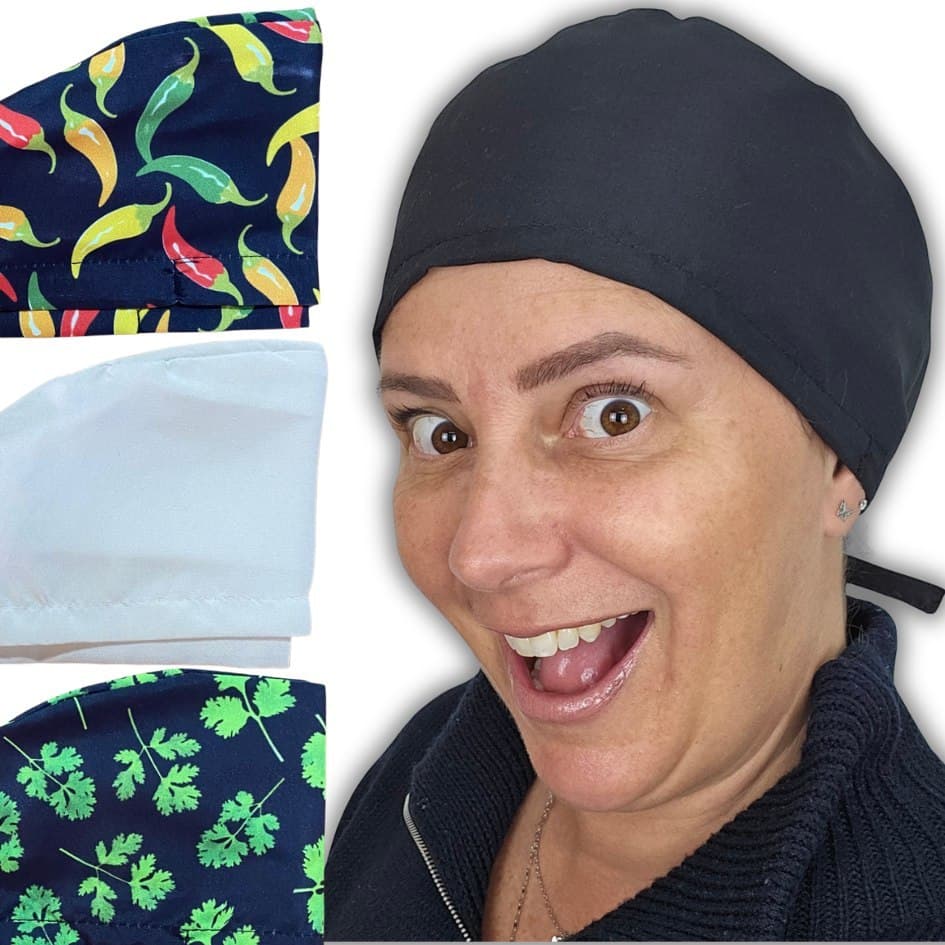 Touca Cirúrgica Bandana de Amarrar Cozinha e Enfermagem