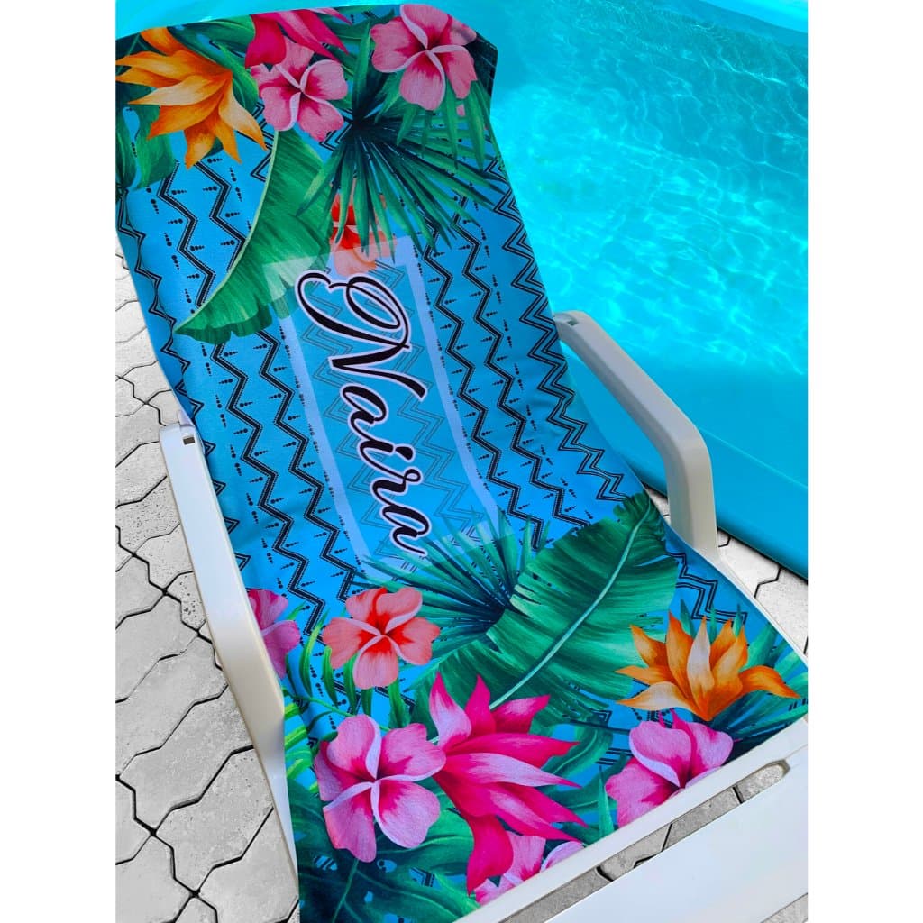 Toalha de Praia Personalizada - Amor Perfeito
