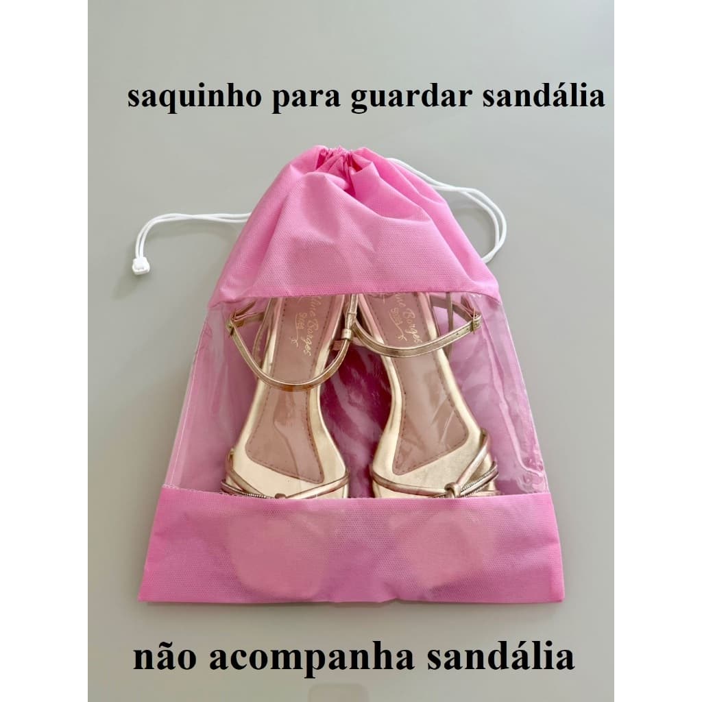 Mimo brinde cliente saco tnt sandália chaveiro sapatinho palmilha ortopédica calcanhar