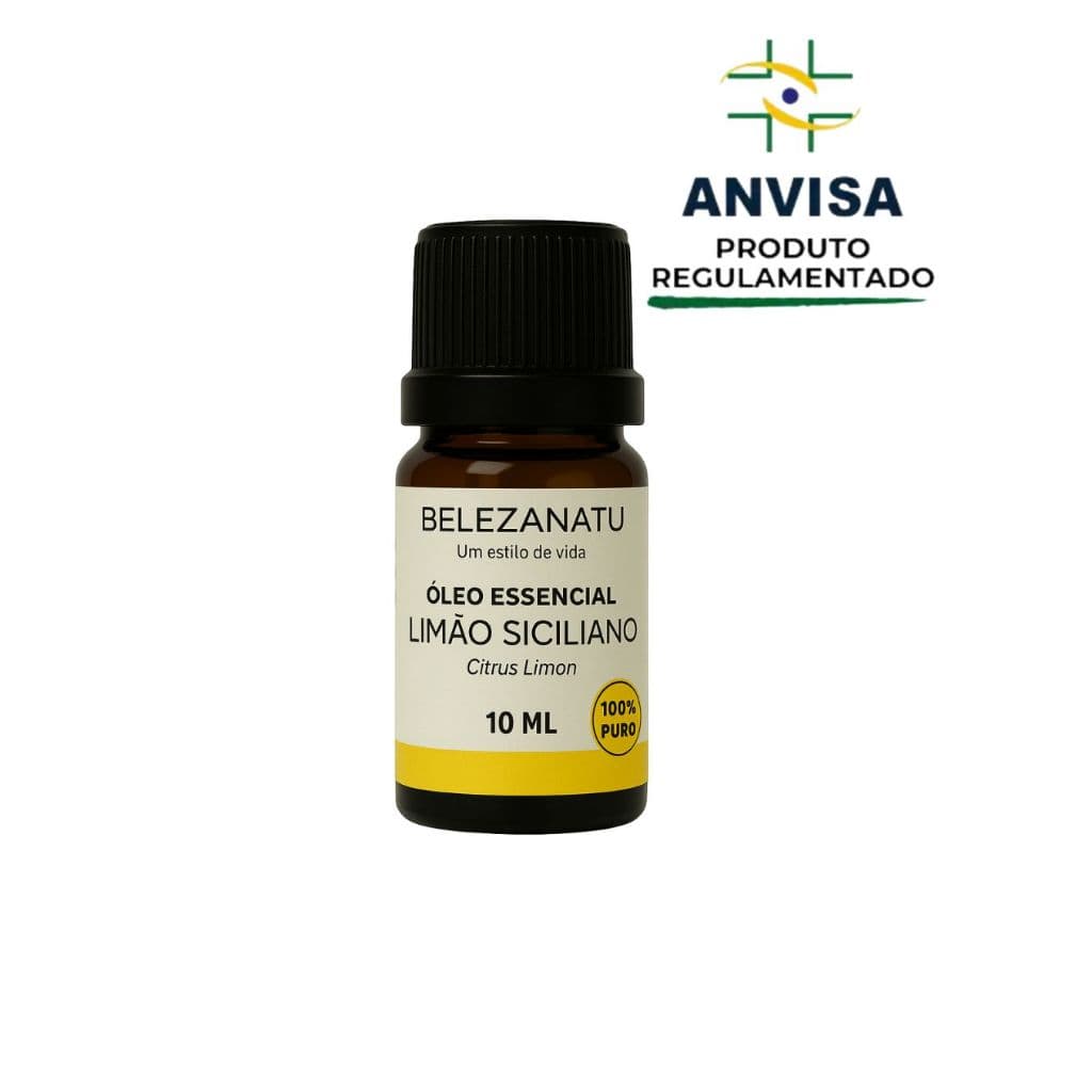 Óleo Essencial de Limão Siciliano 10ml | 100% Puro | Belezanatu