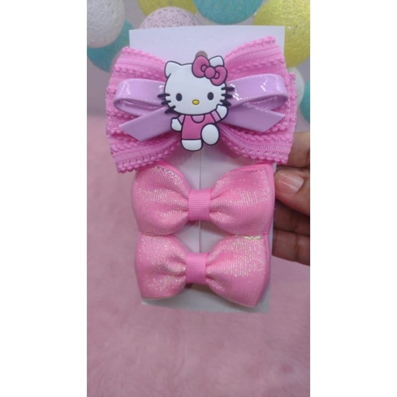 Laços infantis Hello Kitty