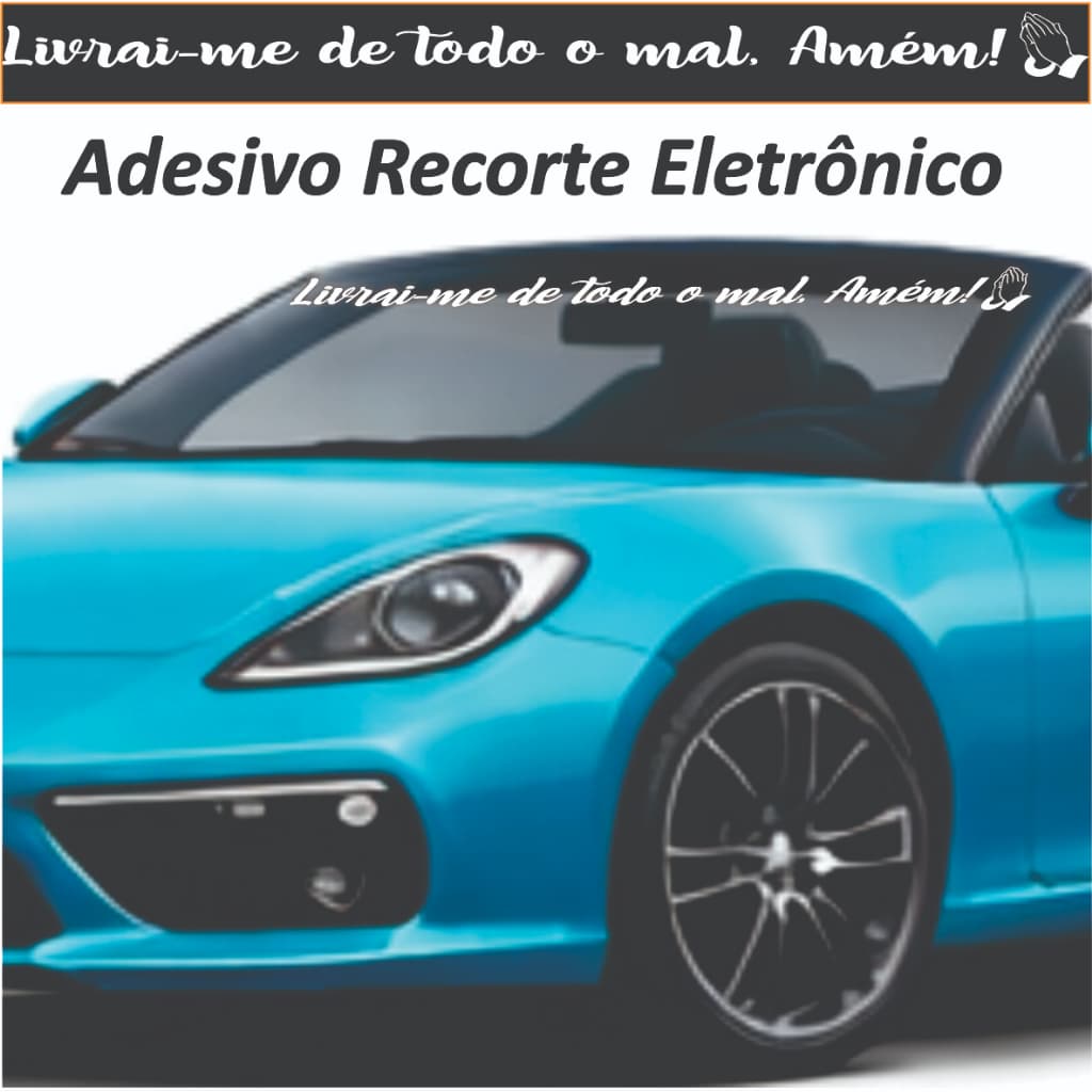 Adesivo para Carro Adesivo Carro Adesivo Automotivo Adesivo Parabrisa Carro Adesivo Evangélico