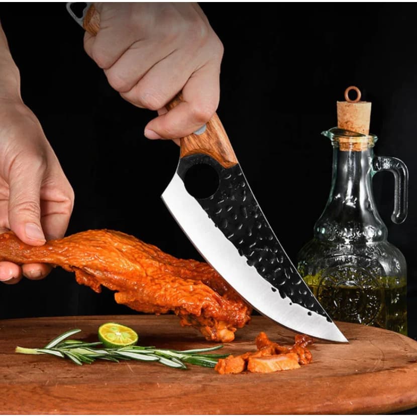 🔪 Faca Artesanal Unha de Onça Inox com Bainha Afiada Resistente Churrasco Camping Premium 🏕️🔥