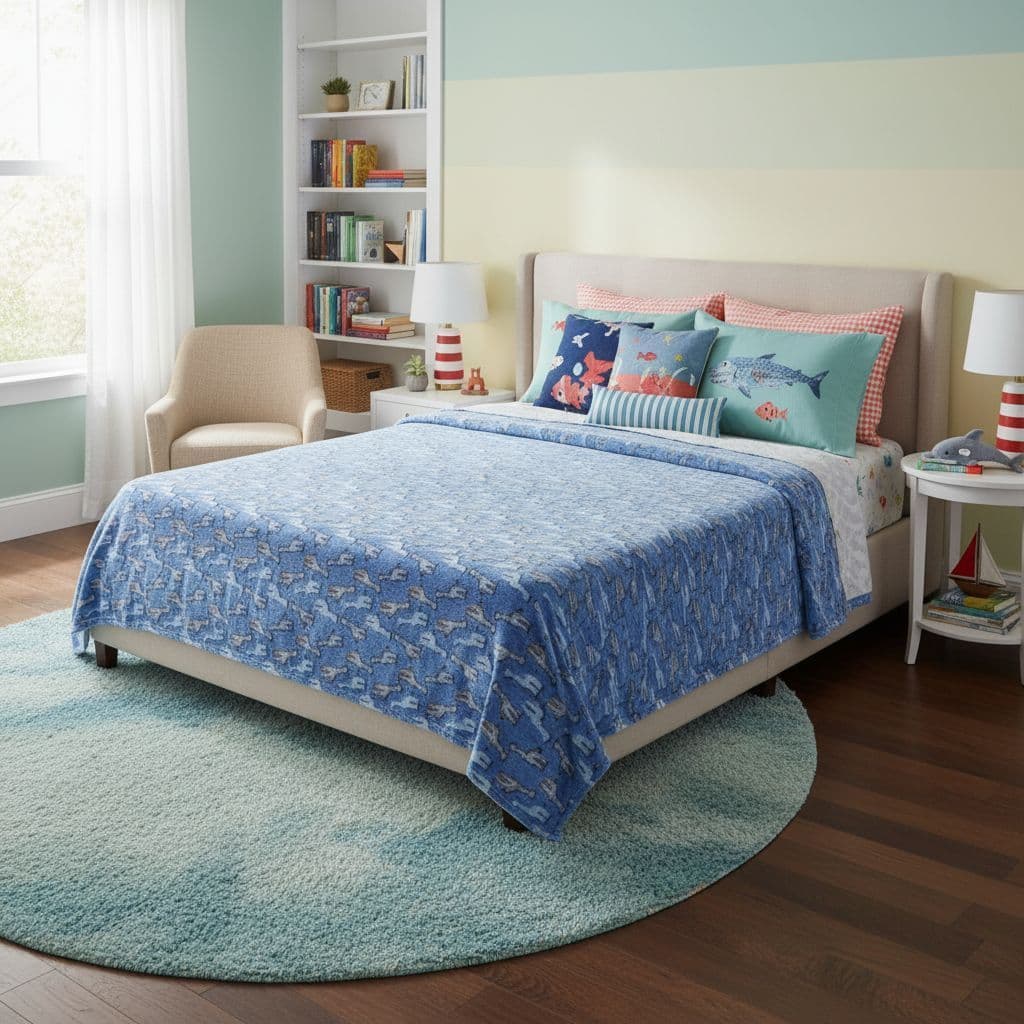 Manta Cobertor Infantil Solteiro Brilha no Escuro 2m x 1.80m