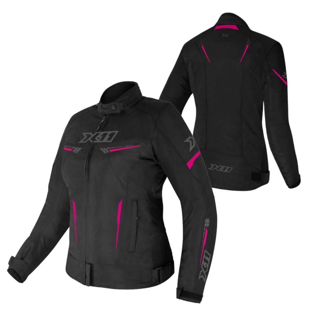 Jaqueta Moto Motociclista Motoqueiro X11 Guard 3 Original Feminina Rosa