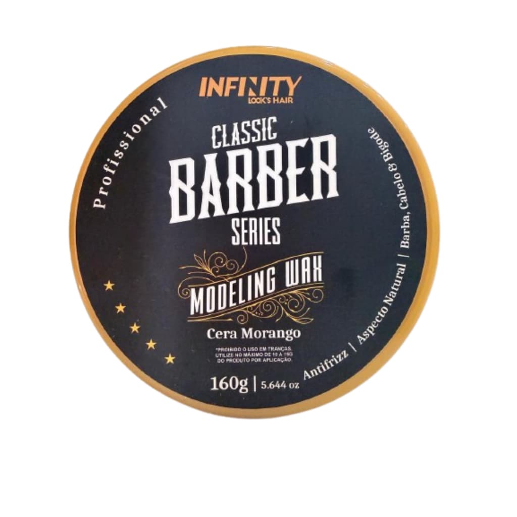 Pomada Modeladora Cera Infinity Classic Barber 160g