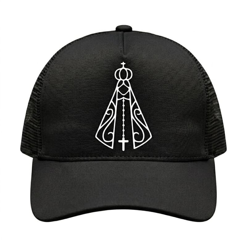 Boné Trucker Telinha Nossa Senhora Modelo Ajustável
