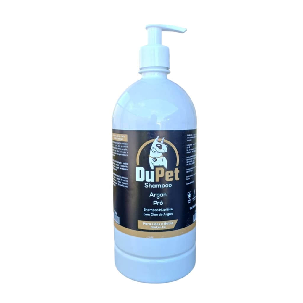DuPet Shampoo Argan Pró 1 L – Nutrição, Brilho e Maciez - Pet/Cão/Gato