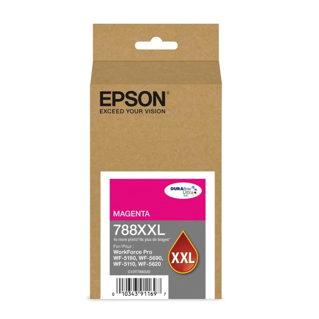 Cartucho de Tinta Epson T788XXL320 T788XXL,788 Magenta | WorkForce 5190 WorkForce 5690 | Original 34ml