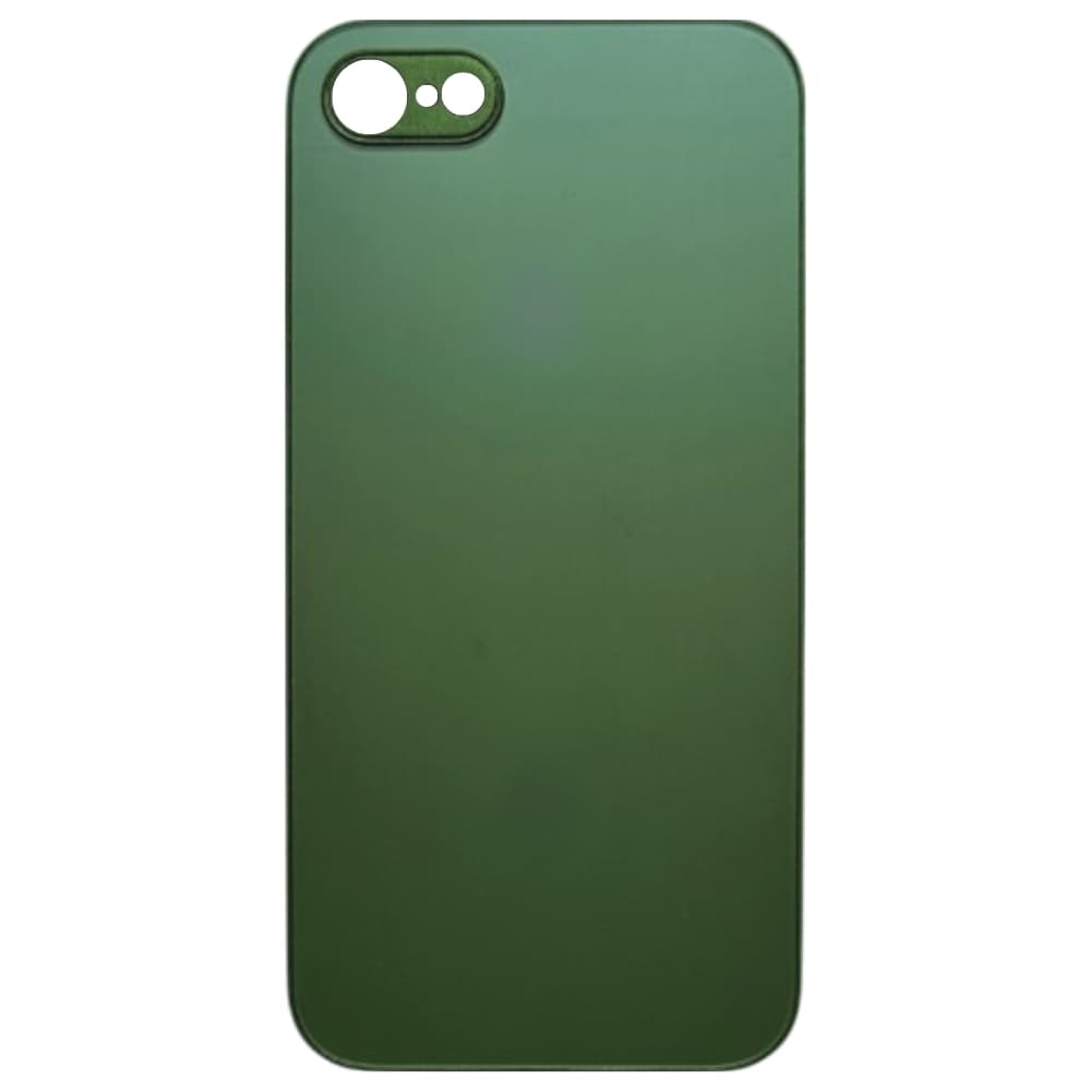 Capinha de Vidro Fosco Verde Militar de Iphone 7 Normal Iphone 8 Normal Iphone SE 2020 2022 Proteção Fechada Na Lateral