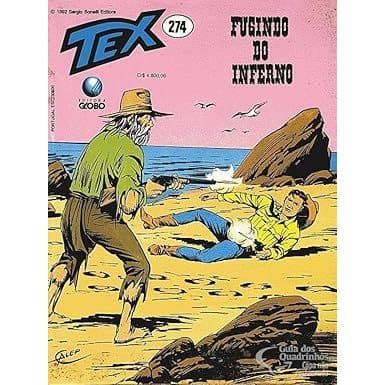 Tex 274 - Fugindo do Inferno, Gibi de Quadrinhos Tex