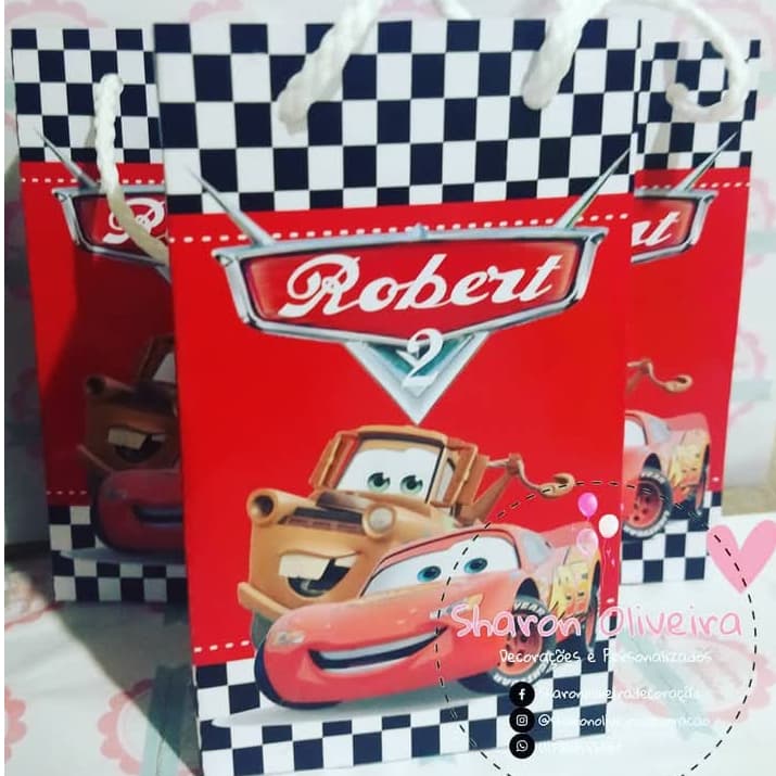 Mini Sacolinhas Personalizadas | Vários temas disponivel