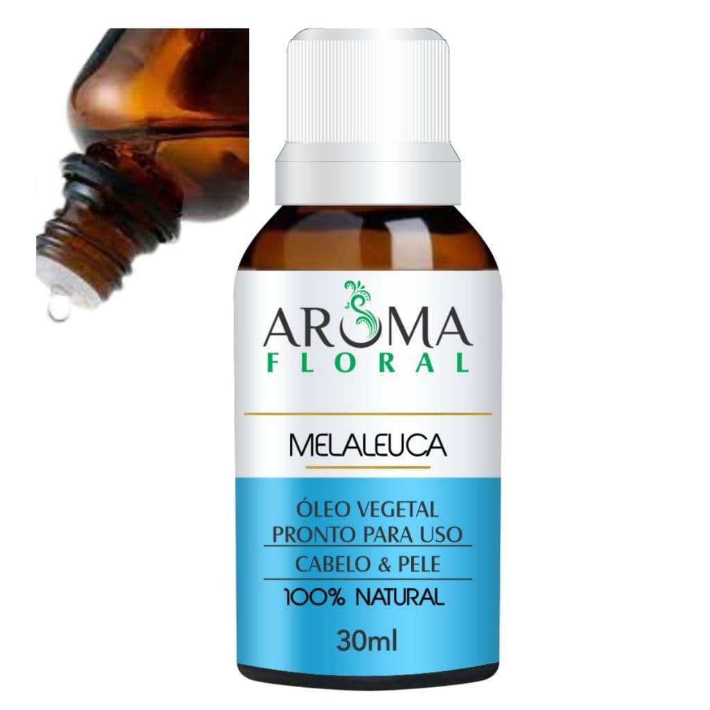 Óleo Vegetal de Melaleuca 100% Puro Essencial Tratamento de Micose Pele Pronto para o Uso