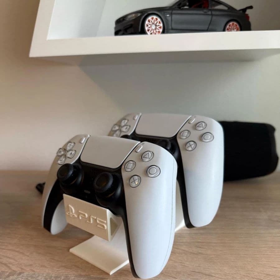 Suporte Duplo para Controle PS5 // Base Organizador para 2 Controles