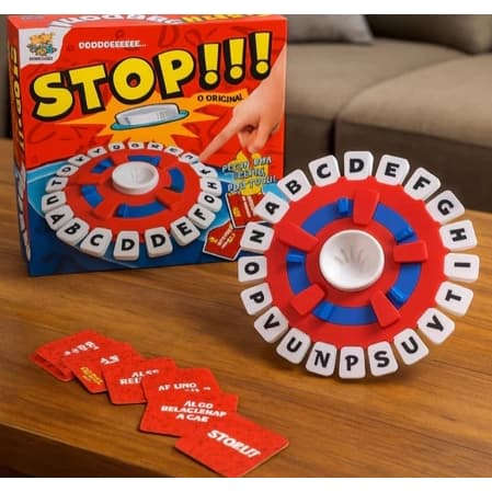 Jogo De Tabuleiro Educativo Interativo Stop Caça Palavras