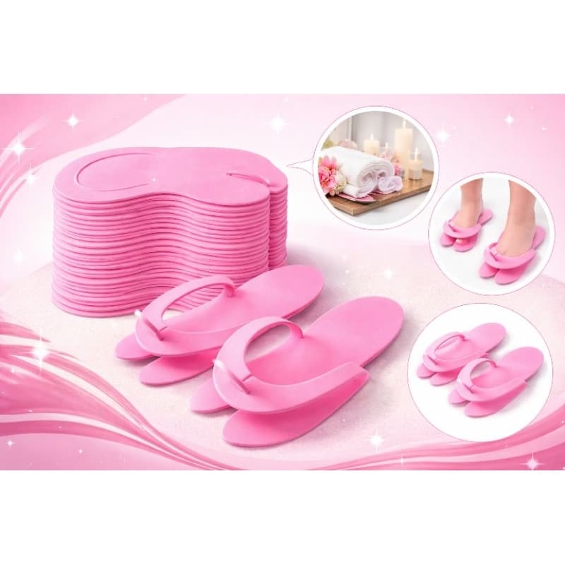 80 pares de chinelo Eva Rosa