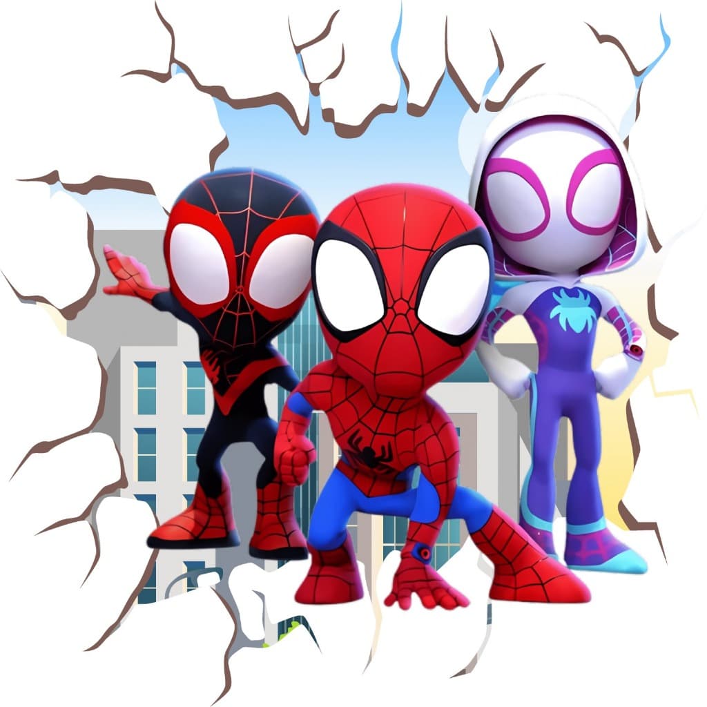 Adesivo Papel de parede SPIDEY E SEU AMIGOS ESPETACULARES - Marvel 85x85 cm